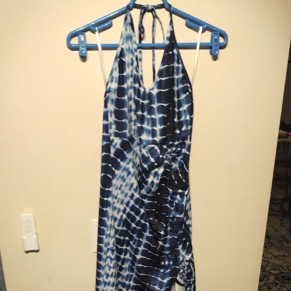 SHEIN Blue Tie-Dye Maxi Dress - Picture 4 of 10